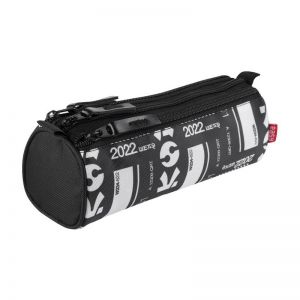 Piórnik tuba Easy Spokey 22x6x8cm, 3 zamki